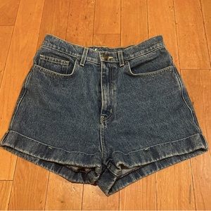 American apparel denim shorts